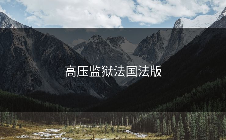 高压监狱法国法版
